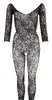 Черный кружевной комбинезон no:xqse S-L Photo 5