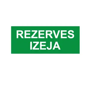 Emergency Exit Sign Sticker