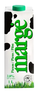 Margė UHT Milk 2% 1 L