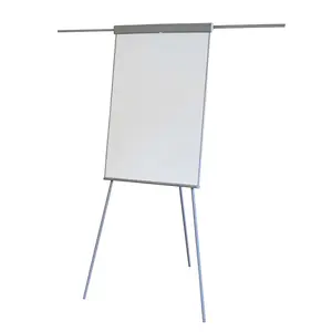 MemoBe Flipchart Whiteboard with Mobile Stand and Two Side Extension Arms Model 250-06576