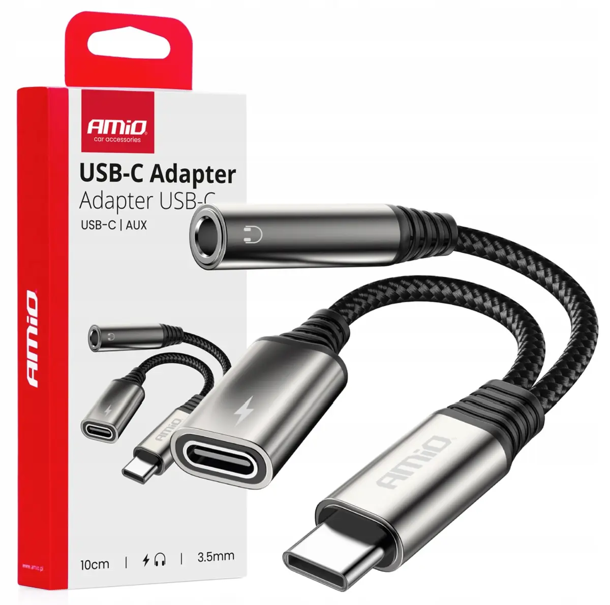 Адаптер-разветвитель Amio 04295 USB-C Photo 2