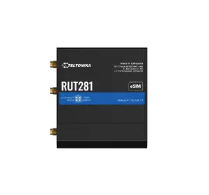 Teltonika RUT281 Wireless Router WWAN 1-Port Switch