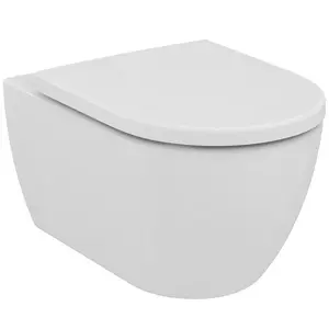 Подвесной унитаз Ideal Standard Elisse T569201 белый с сиденьем