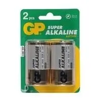 GP Batteries Super Alkaline D Sārmu vienreizējās lietošanas baterija 1.5 V 2 gab.