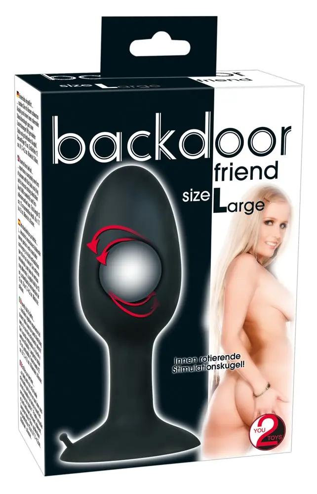 Silikona anālais probējs Backdoor Friend Large