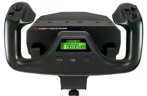 Logitech G Saitek PRO Flight Yoke System Flight Sim Controller Wired USB Black for PC