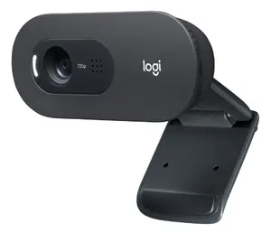 Logitech C505e HD tīmekļa kamera ar 720p izšķirtspēju, 30 kadriem sekundē, USB saskarni un klipša stiprinājumu grafīta krāsā