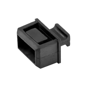 StarTech.com Пылезащитные колпачки для SFP-портов - 10 шт. - Черный резиновый защитный комплект
