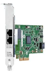 Hewlett Packard Enterprise Ethernet 361T Network Adapter with 1Gbps speed and 2 ports