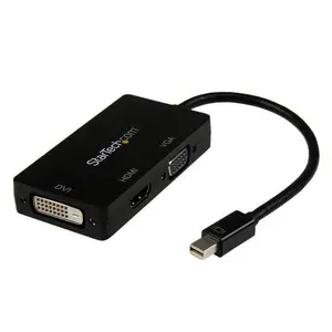 StarTech.com Mini DisplayPort to VGA DVI HDMI Adapter MDP2VGDVHD