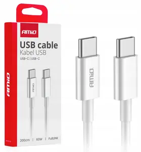 USB-C cable to Lightning iPhone 20W PD, 100cm, FullLIN | AMIO 03898
