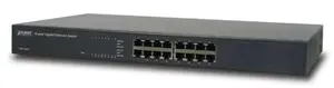 Planet Technology GSW-1601 16-Port Gigabit Ethernet Switch with 16 RJ45 Ports and Desktop Rackmount Design