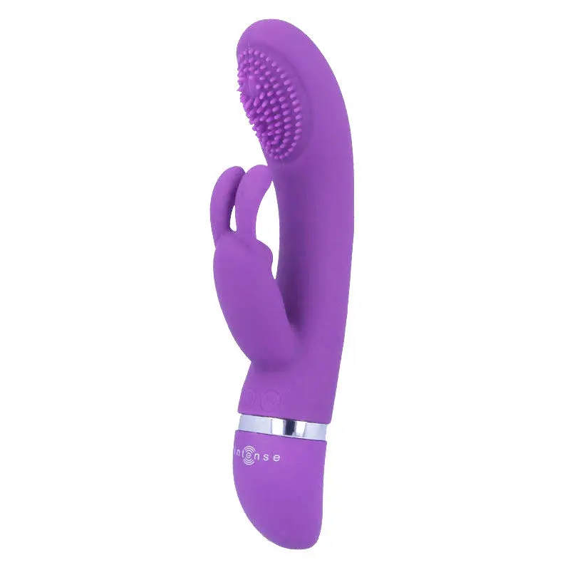 INTENSE SUSY Silikona trusīša vibrators - Lillā Photo 3