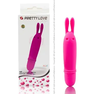 Fun Toys Pretty Love Flirtation Boyce Stimulating Massager Lilac Silicone 10 Vibration Modes Waterproof Battery Operated