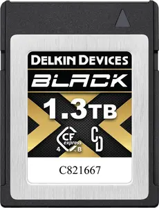 Карта памяти CFexpress 1.3 ТБ Delkin Black DCFX4B13T