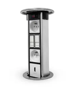 Legrand EM/HU-STP-1S-3EU Galda kolonna bez aprīkojuma 22.5x45 mm un 45x45 mm standarta ligzdām 8M