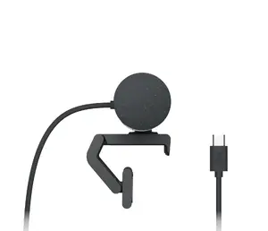 Logitech Brio 505 Full HD tīmekļa kamera ar 4 MP izšķirtspēju, iebūvētu mikrofonu, USB interfeisu un klipša stiprinājumu, grafīta