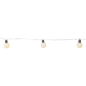 Star Trading LED virtene Mini Glow 3m 20 LED matētas silti baltas IP20 ar taimeri darbojas ar baterijām