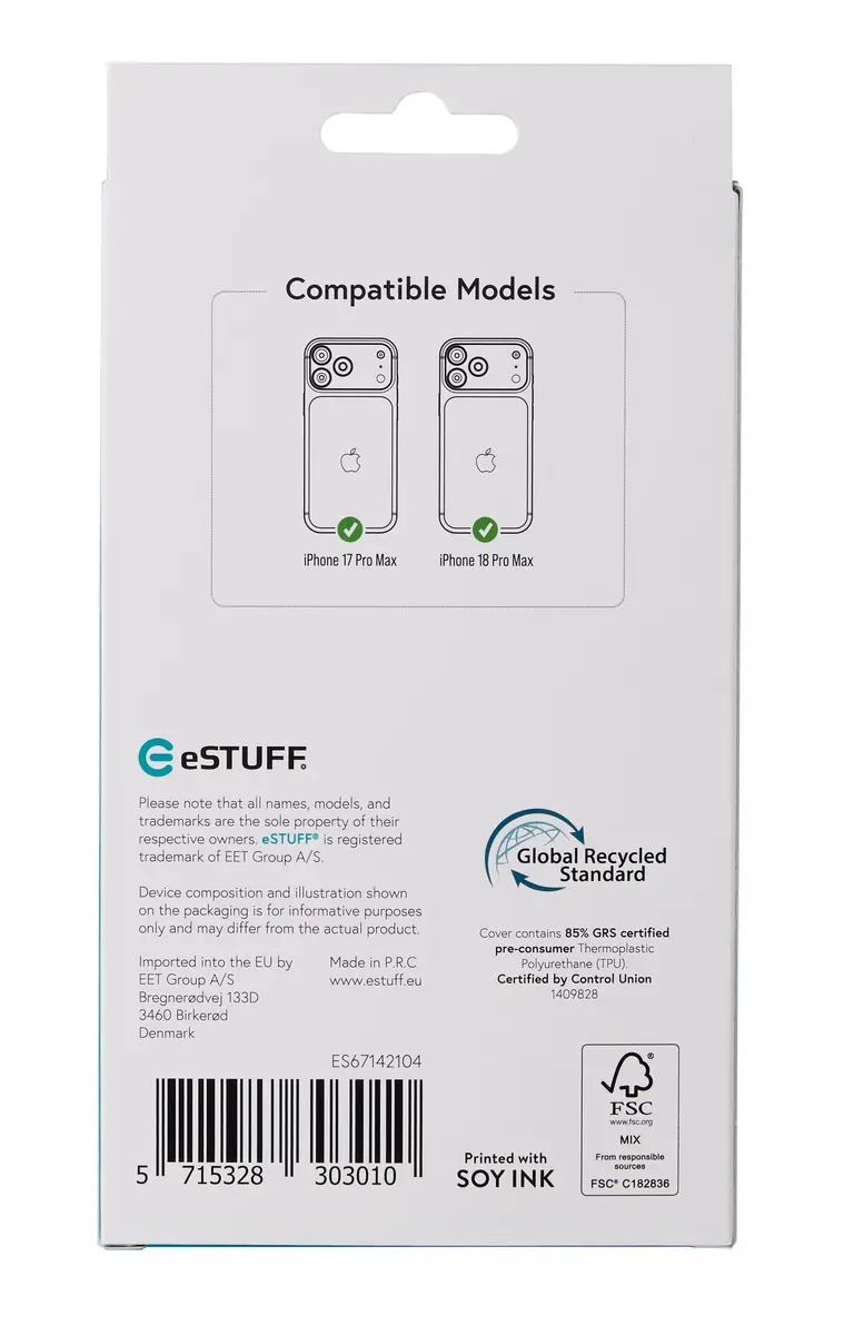 eSTUFF INFINITE GRS OSLO Cover for iPhone 18 Pro Max Photo 8