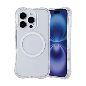 eSTUFF INFINITE GRS PORTO Magnetic Cover Transparent for Apple iPhone 12 Pro to iPhone 16 Pro