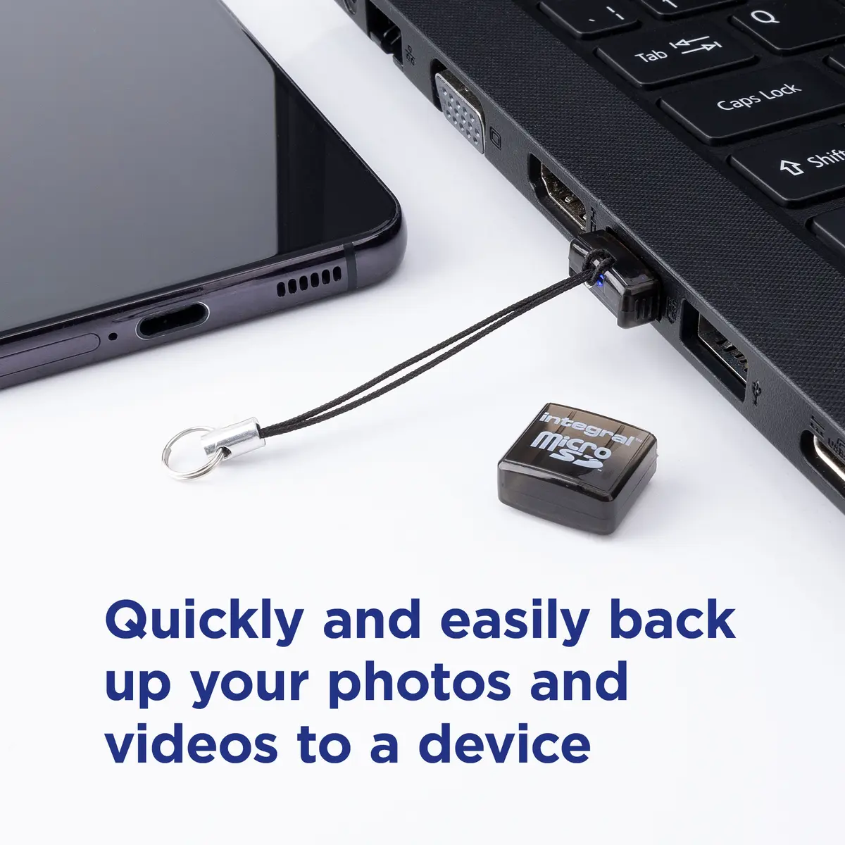 Кардридер Integral USB 2.0 Micro SD INCRMSDMINIUSB Photo 3