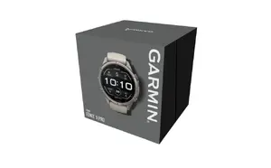 GARMIN Fenix 9 Pro GPS Multisport Smartwatch 43mm Titanium with Fog Grey and Dark Sandstone Silicone Band
