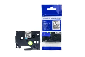 Brother TZ2-SM941 Label Tape Black on Matte Silver 18mm