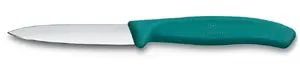 Victorinox Swiss Classic Набор ножей для чистки овощей, 2 предмета, зеленый, лезвия из нержавеющей стали