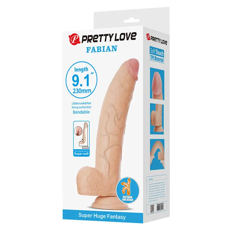 PRETTY LOVE Fabian Lokans dildo ar piesūcekni Photo 7