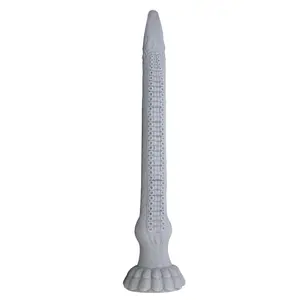 POWER MONSTERS Basilisk Fantasy Silicone Dildo 43 cm 5 cm Suction Cup Waterproof Stone Grey