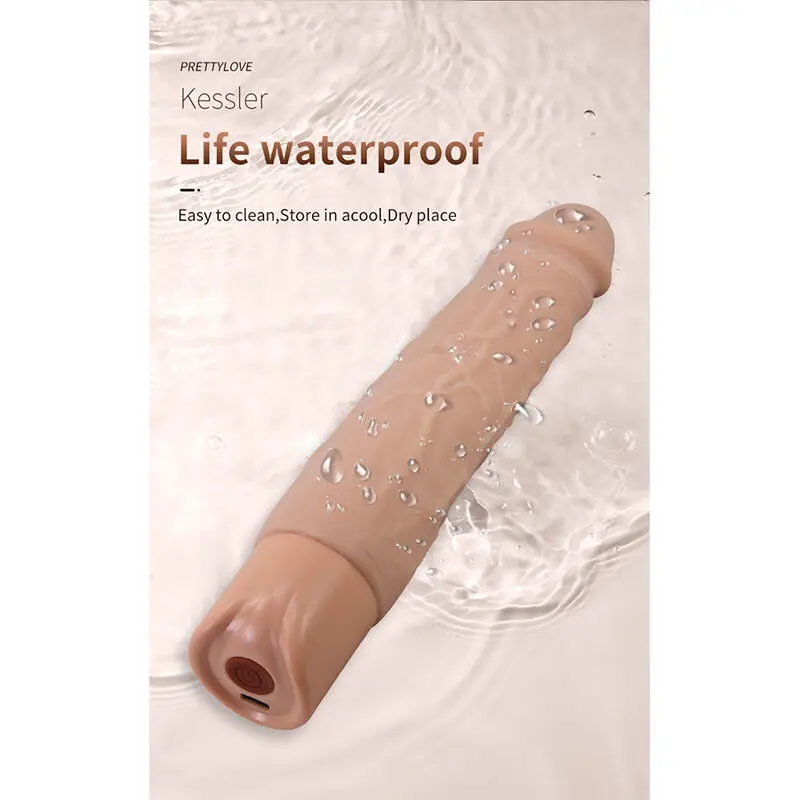 Reālistisks vibrējošais dildo PRETTY LOVE Kessler Photo 9