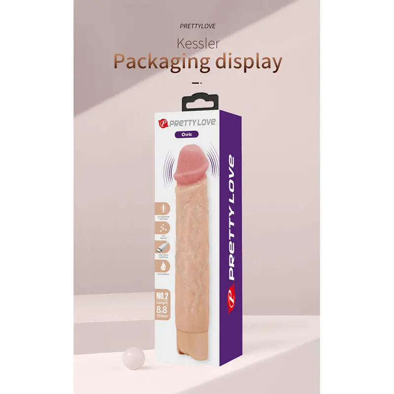 Reālistisks vibrējošais dildo PRETTY LOVE Kessler Photo 13