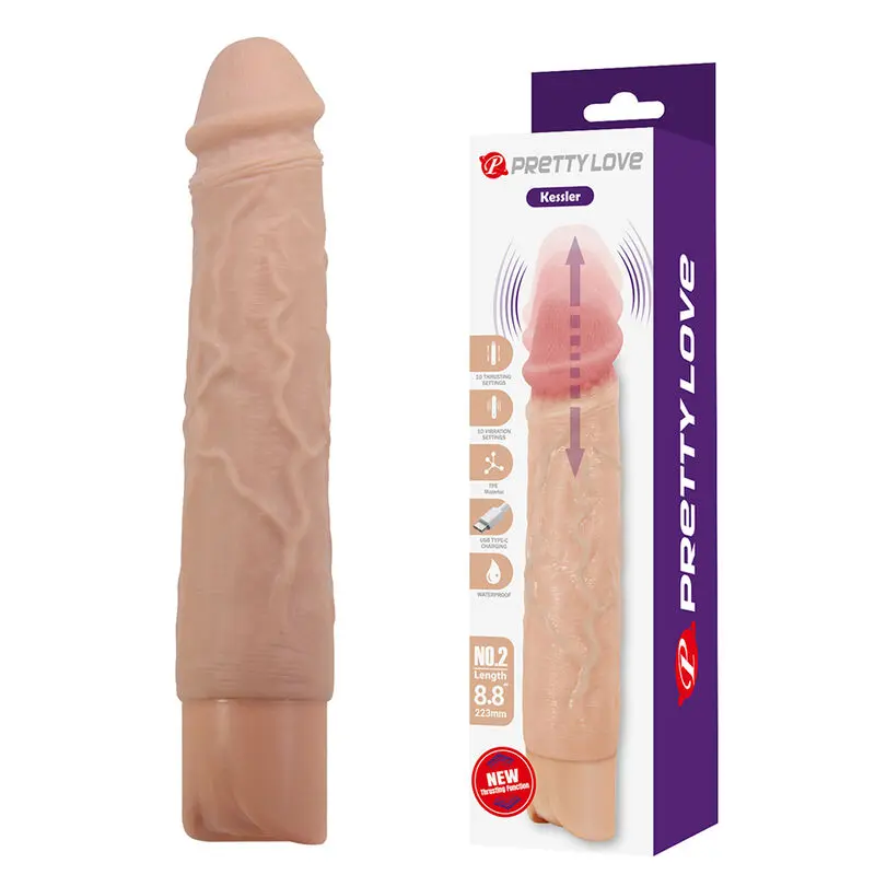 Reālistisks vibrējošais dildo PRETTY LOVE Kessler Photo 14