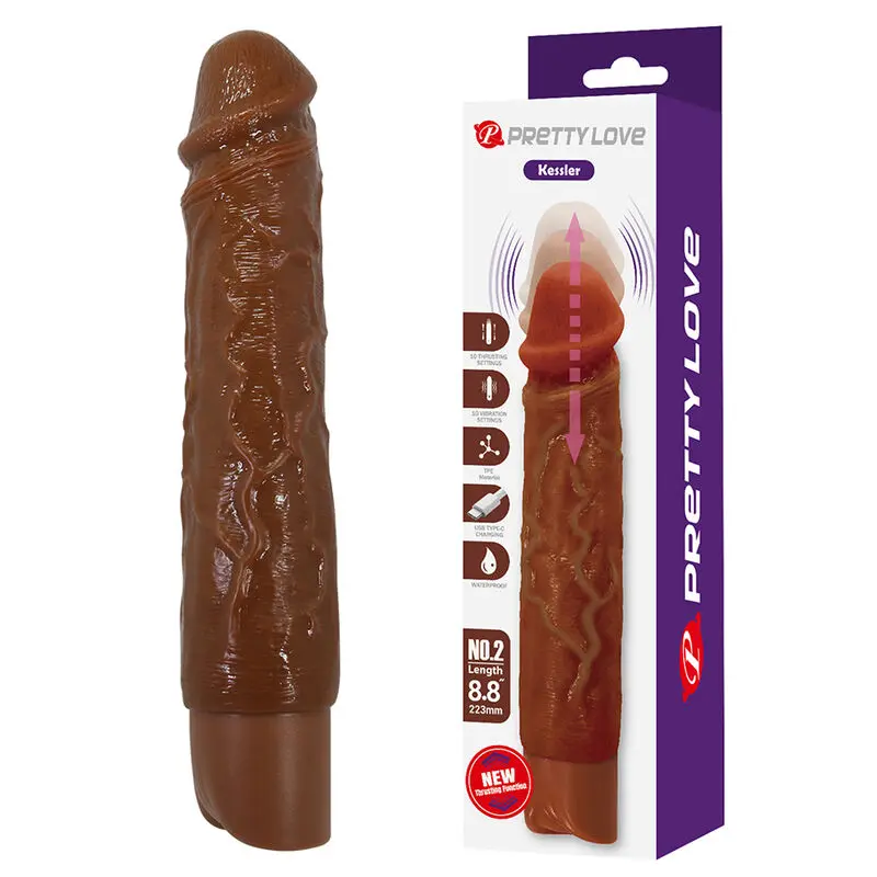 PRETTY LOVE Kessler Vibrating Dildo Photo 17