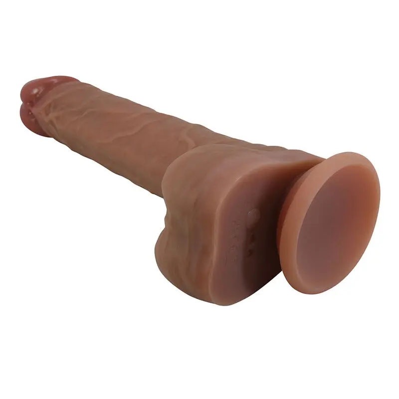 PRETTY LOVE Jonathan Realistic Thrusting Vibrator Brown Photo 2