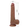 PRETTY LOVE Jonathan Realistic Thrusting Vibrator Brown Photo 8