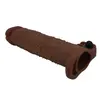 FOR HIM QUILLON Vibrating Penis Sleeve Brown 20 cm Photo 6