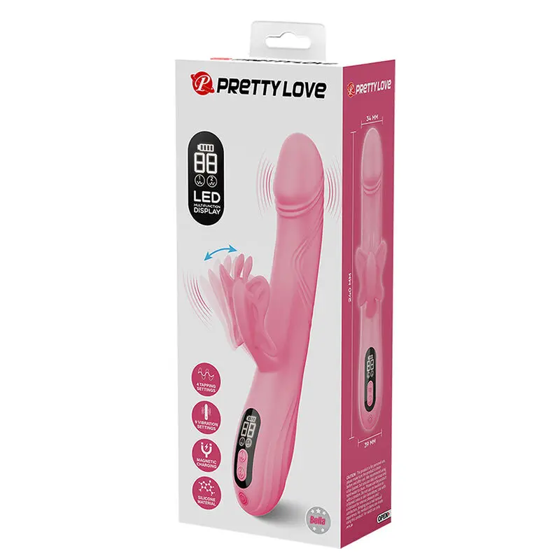 Hightech Bella trusīša vibrators rozā Photo 11