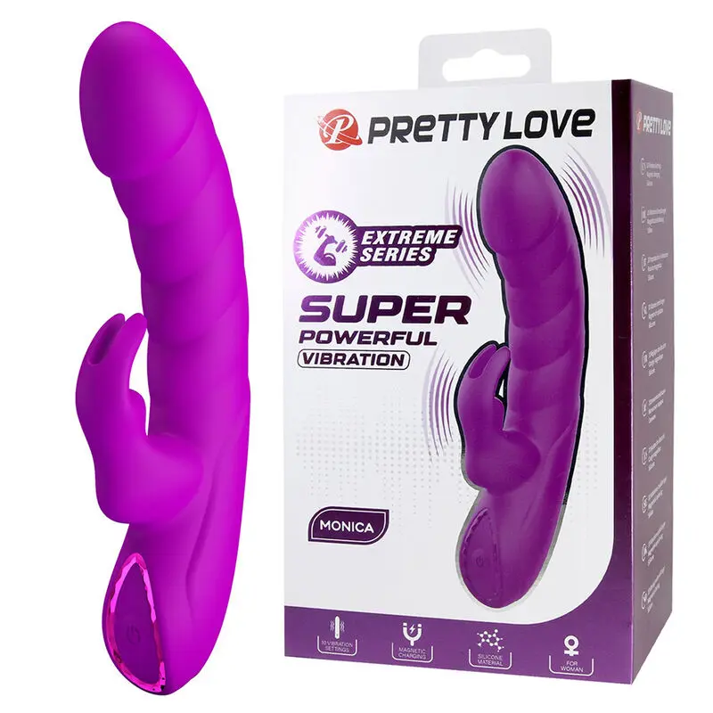 Hightech Monica dubultās stimulācijas vibrators Photo 9
