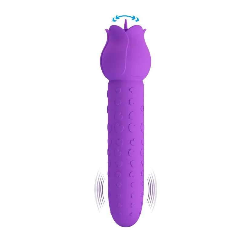 Hightech Dannell Oral and Clitoral Stimulator Vibrator Purple Photo 4