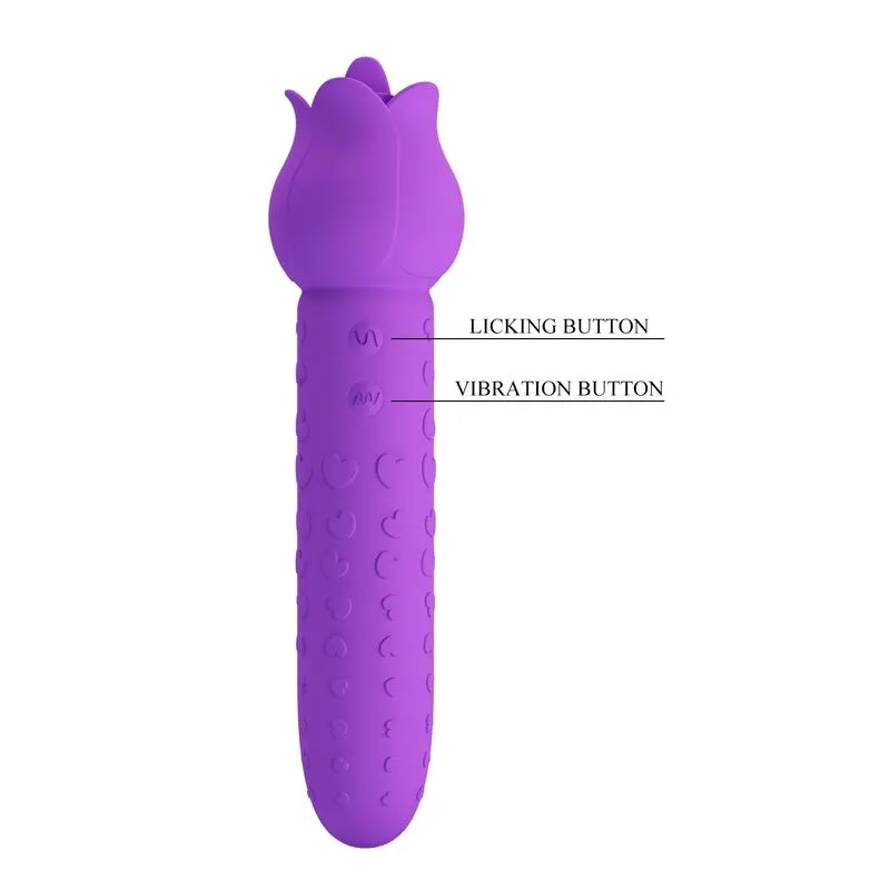 Hightech Dannell Oral and Clitoral Stimulator Vibrator Purple Photo 11