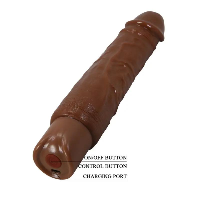 PRETTY LOVE Duke Reālistisks Vibrators Brūns Photo 5