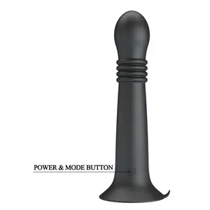 Hightech PRETTY LOVE Stella USB Rechargeable Rotating and Thrusting Massager with 4 Modes and Suction Cup Base
