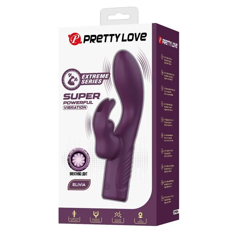 PRETTY LOVE Olivia Rechargeable Rabbit Vibrator Photo 2