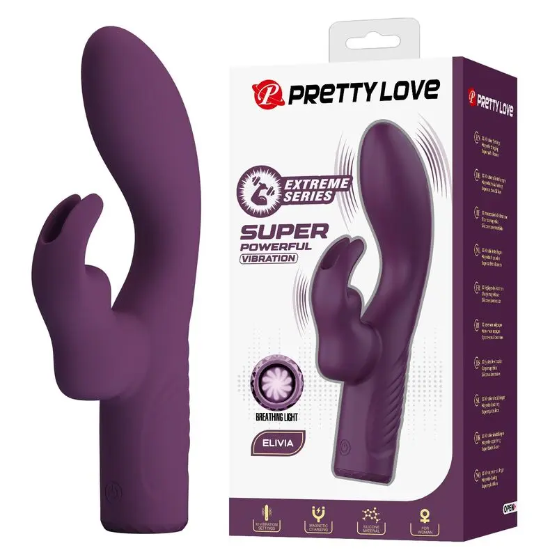 PRETTY LOVE Olivia Rechargeable Rabbit Vibrator Photo 8