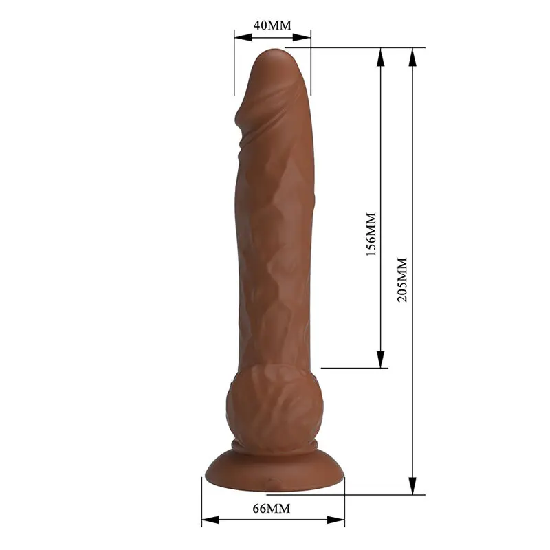 PRETTY LOVE Eren Vibrējošais dildo brūns Photo 6
