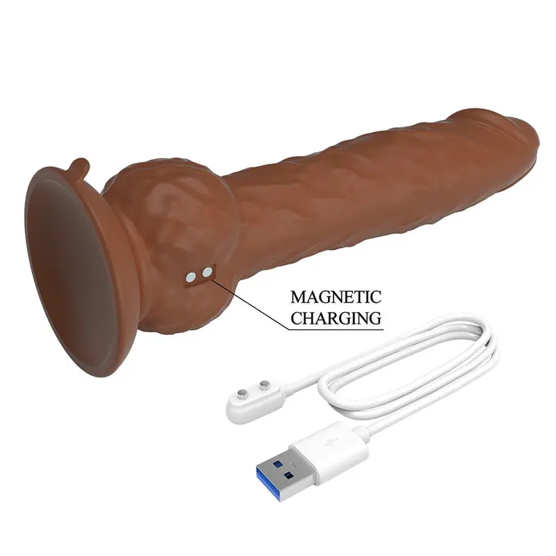 PRETTY LOVE Eren Vibrējošais dildo brūns Photo 8