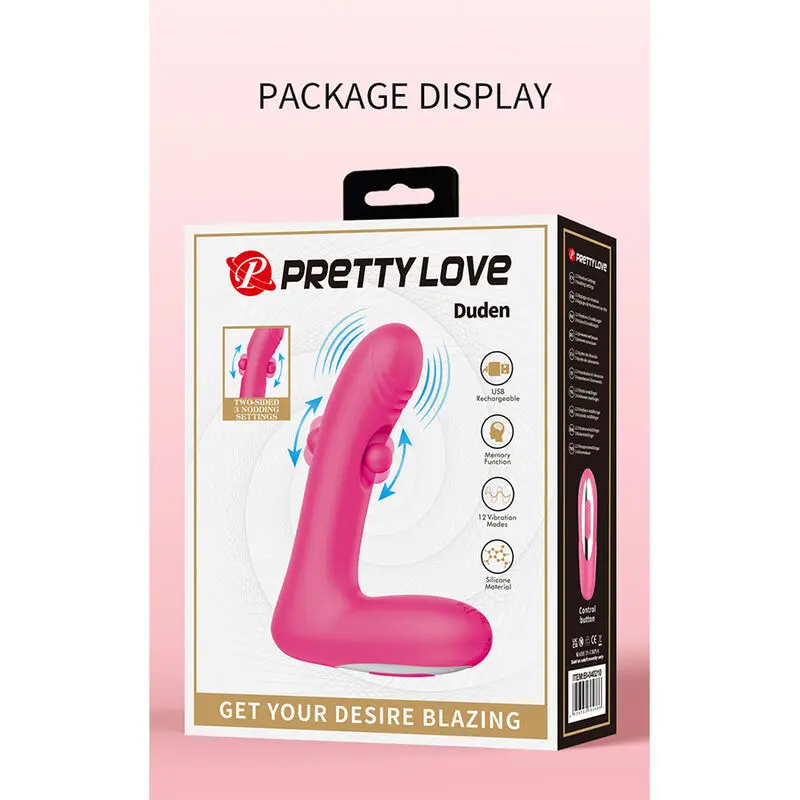 Силиконовый вибратор Hightech PRETTY LOVE DUDEN Photo 17