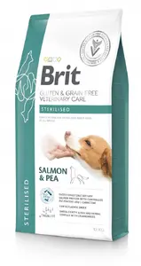 Brit Vet Care Sterilised Сухой беззерновой корм для стерилизованных собак со вкусом гороха 26% протеина