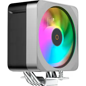 Processoru dzesētājs Ocypus Delta A40 EX ARGB melns ar dubulto radiatoru un 120 mm ventilatoru Intel un AMD procesoriem līdz 200W TDP